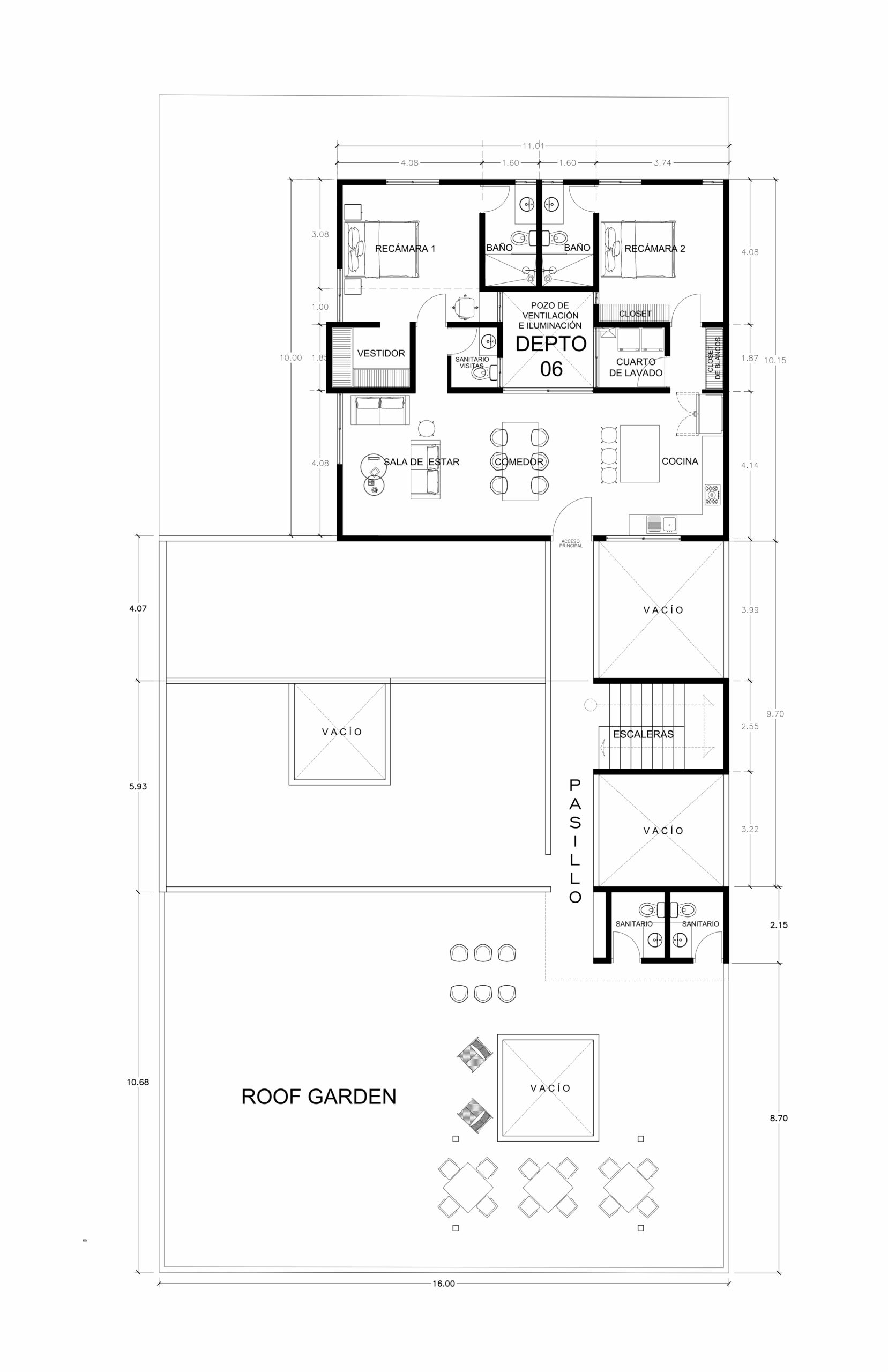 Depto. 6 Roof Garden